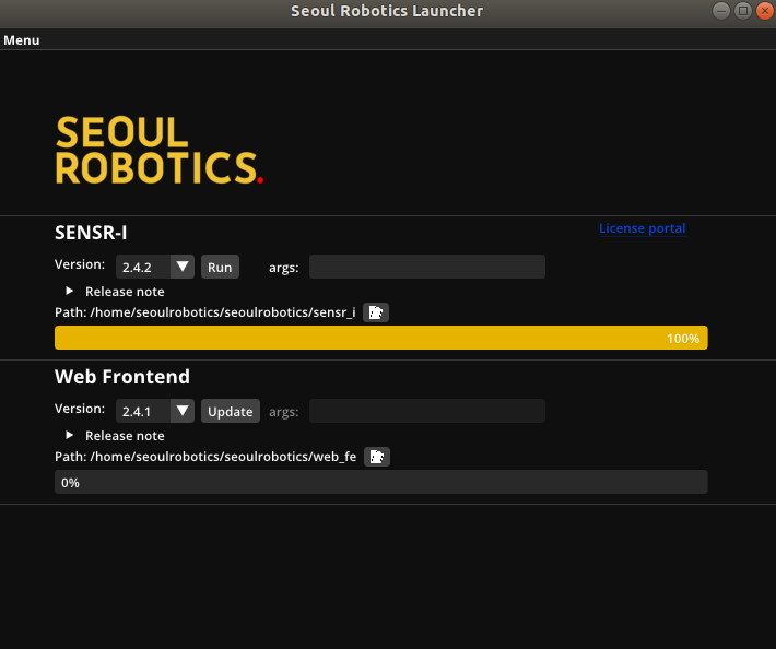 SENSR installation check