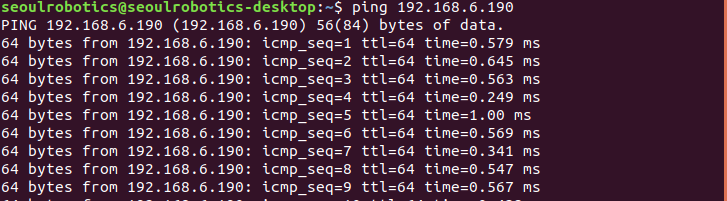 Ping test