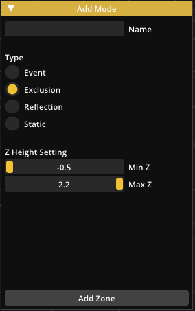 add zone